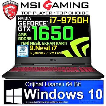 MSI GL65 9SC-042TR i7-9750H 8GB 256GB SSD GTX1650 WIN10 15.6'' FHD