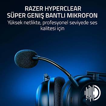Razer Blackshark V2 PRO Playstation Edition 2024 Siyah Kablosuz Oyuncu Kulakl RZ04-04530500-R3G1