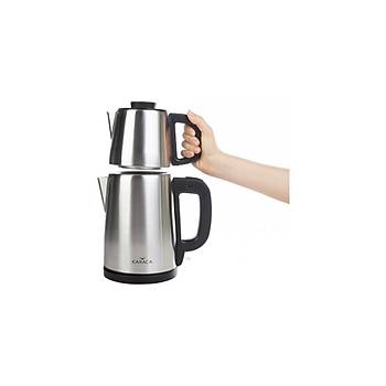 KARACA TEA BREAK INOX SIYAH 1650 W CELIK SU ISITICI CAY MAKINESI KE-CM1651 