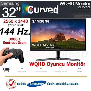 Samsung LC32JG50QQMXUF 32 144Hz 4ms (HDMI+Display) QHD Oyuncu Monitör