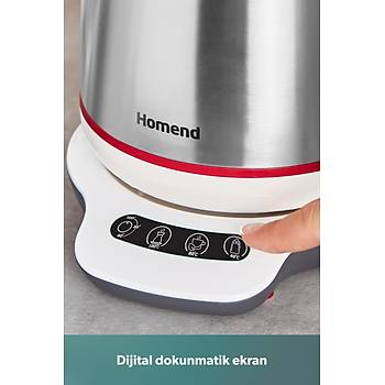 Homend Royaltea 1709H Konu�an �ay Makinesi Beyaz - Inox
