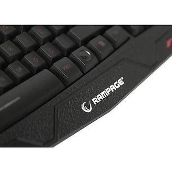 Rampage KB-R7 Siyah USB Ikl Q Oyuncu Klavyesi