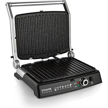 SCHAFER CONCEPT GRILL 2000 WATT TOST MAKINESI INOX
