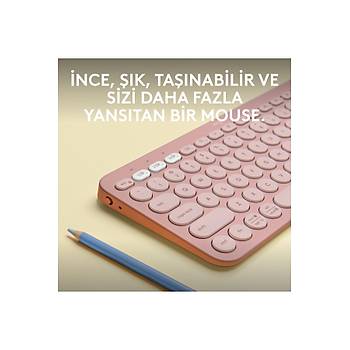 Logitech Pebble Keys 2 K380S 920-011861 Pembe TKL Q Kablosuz Klavye