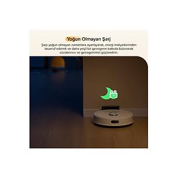 Roborock Q8 Ak�ll� Robot S�p�rge Beyaz 10.000 Pa Cekis Gucu 2 YIL ROBOROCK TURKIYE GARANTILI