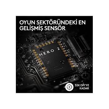 Logitech G PRO X Superlight 2 Beyaz 910-006639 44K Lightspeed Hero 2 Optik �arjl� 60gram Kablosuz Oyuncu Mouse