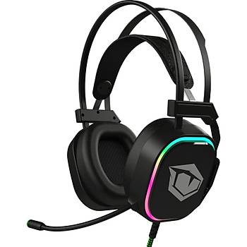 PUSAT LITE 7.1 SURROUND LITE RGB HAFIF OYUNCU KULAKLIGI SIYAH
