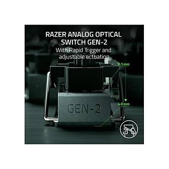 Razer Huntsman V3 Pro Beyaz RGB TKL Analog Optical Switch Kablolu Oyuncu Klavyesi RZ03-04981700-R3M1