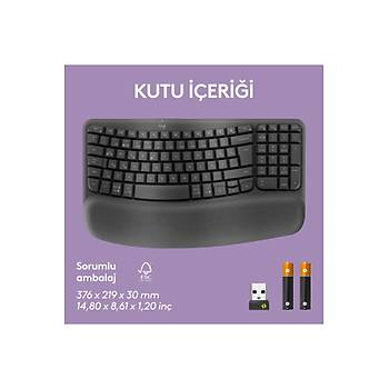 Logitech Wave Keys 920-012311 Bluetooth T�rk�e Q Kablosuz Klavye