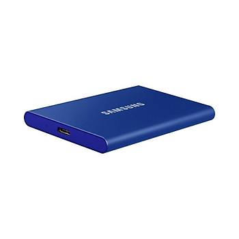 Samsung T7 1TB 1050MB/1000MB/s USB 3.2 Gen2 Taþýnabilir SSD Lacivert MU-PC1T0H/WW  (3 Yýl Samsung Türkiye Garantili)