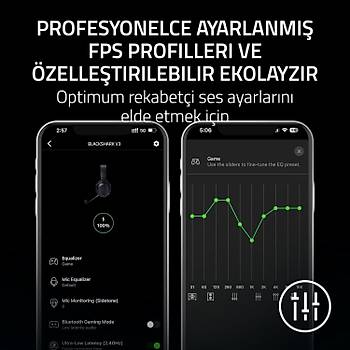 Razer BlackShark V3 Siyah RZ04-05410100-R3M1 HyperSpeed Kablosuz E-Spor Oyuncu Kulakl�k