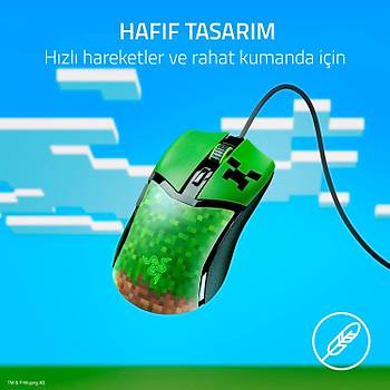 Razer Cobra Minecraft Edition RZ01-04650200-R3M1 RGB Optik Kablolu Oyuncu Mouse