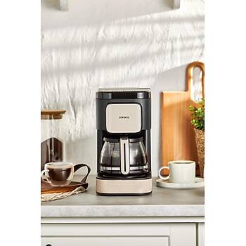 Karaca Just Coffee Aroma 2 In 1 Filtre Kahve ve �ay Demleme Makinesi Bej