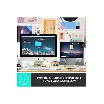 Logitech MX Keys Mini For Mac Beyaz 920-010526 Ayd�nlatmal� �ngilizce Kablosuz Klavye