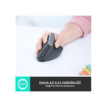 Logitech Mx Vertical Siyah 910-005448 Optik �arjl� Kablosuz Mouse