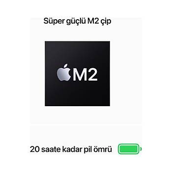 Apple MacBook Pro M2 8GB 256GB SSD 13.3 macOS Gumus MNEP3TU/A 2 YIL APPLE TURKIYE GARANTILI