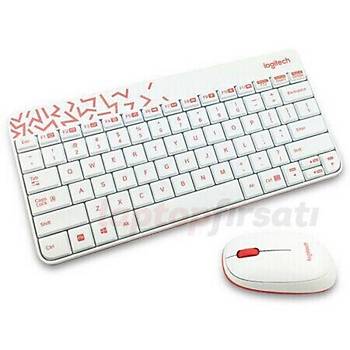 LOGITECH MK240 KABLOSUZ SET Q TR BEYAZ 920-008214