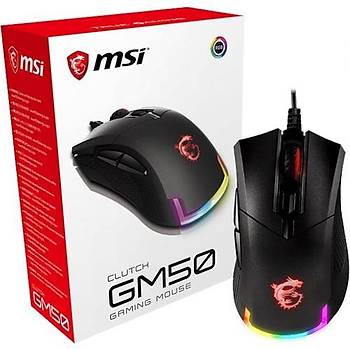 MSI Clutch GM50 Optik RGB Oyuncu Mouse - Siyah