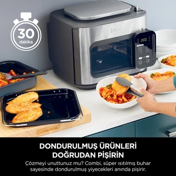 Ninja Combi All-in-One Multicooker, F�r�n ve Az Ya�l� Pi�irici 12,5 L SFP700EU