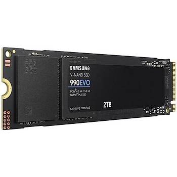 Samsung 990 EVO 2TB MZ-V9E2T0BW 5000MB-4200MBsn PCIe 4.0 x4 NVMe 2.0 M.2 SSD 5 YIL Samsung TURKIYE Garantili