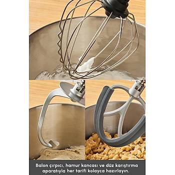 Karaca Chefcrafter Hamur Yo�urma Makinesi Porcelain White 1900W 7L