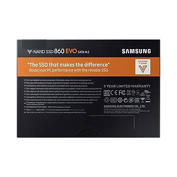Samsung 860 EVO  500GB 550MB-520MB/s M.2 Sata SSD MZ-N6E500BW