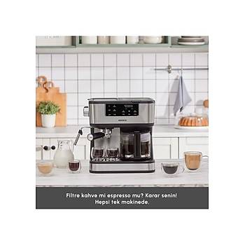 Karaca Coffee Art 2 In 1 Espresso ve Filtre Kahve Makinesi