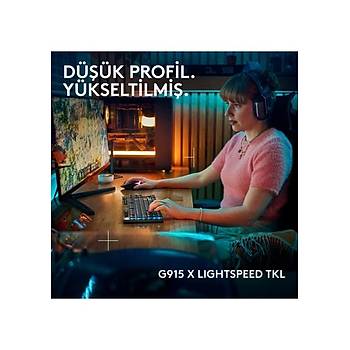 Logitech G915 X Lightspeed TKL Siyah 920-012721 RGB Tactile Switch Kablosuz Mekanik Oyuncu Klavyesi
