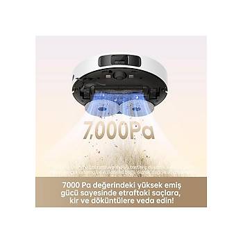 Dreame L10s Pro Gen 2 Robot S�p�rge Beyaz, 7.000PA Emi� G�c�