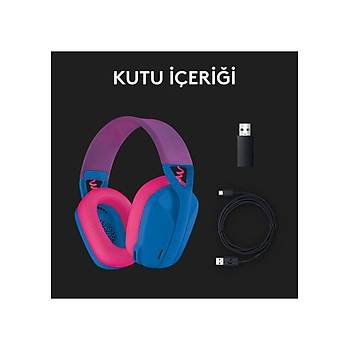 Logitech G435 Lightspeed Mavi 981-001062 Kablosuz Oyuncu Kulakl�k