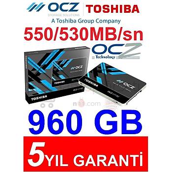 5 YIL GARANTÝLÝ OCZ TOSHIBA 960 GB SSD 2.5'' VTR180-25SAT3-960G