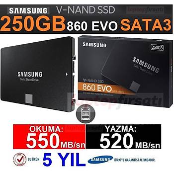 Samsung 860 Evo 250GB 560MB-520MB/s Sata3 2.5