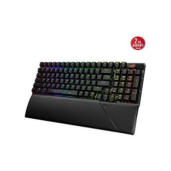 ASUS Rog Strix Scope II 96 WL/NX Snow/ABS/TR Q T�RK�E Kablosuz Mekanik Oyuncu Klavyesi