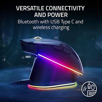 Razer Cobra Pro Siyah RZ01-04660100-R3G1 RGB Optik 30K Kablosuz Oyuncu Mouse