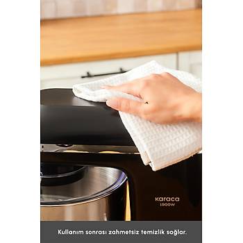 Karaca Chefcrafter Hamur Yo�urma Makinesi Black 1900W 7L
