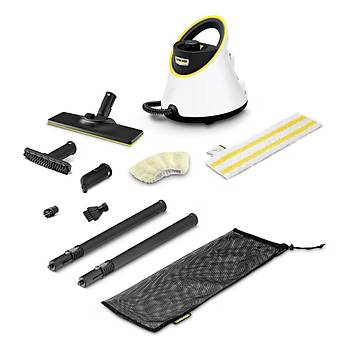 Karcher SC2 Deluxe EasyFix Premium Buharl� Temizlik Makinesi Beyaz - Siyah