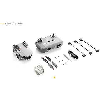 DJI MINI 4K 30 FPS DRONE GRI 2 YIL RESMI DISTRIBUTOR GARANTILI 