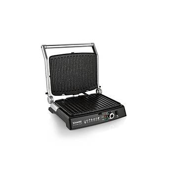 Schafer Concept Grill 2000 W Y�kanabilir Plaka Tost Makinesi-Inox 2S082-25007-INX01
