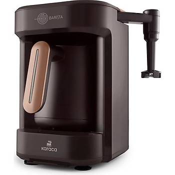 Karaca Hat�r Barista T�rk Kahve Makinesi ? 5 Fincan, S�t K�p�rtme ve S�tl� ��ecek Haz�rlama �zellikli, Kolay Temizlenen Ceviz Kahverengi