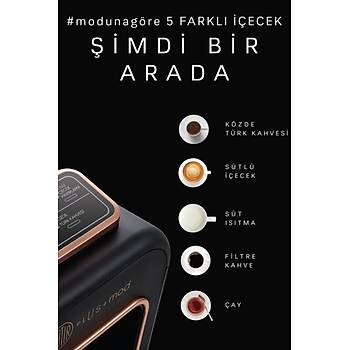 Karaca Hat�r Plus Mod 5 in 1 Kahve Ve �ay Makinesi Black Copper