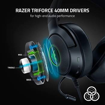 Razer Kraken V3 X USB RZ04-03750300-R3M1 Chroma RGB Kablolu Oyuncu Kulakl�k
