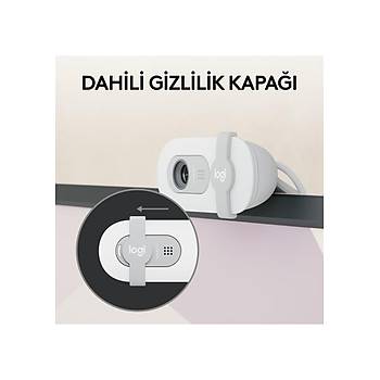 Logitech BRIO 100 Beyaz 960-001617 Full HD Mikrofonlu Webcam
