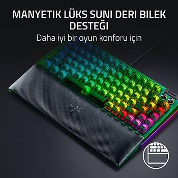 Razer BlackWidow V4 75% Phantom Green Ed. RZ03-05003300-R3M1 RGB TKL Tactile Switch Kablolu Mekanik Oyuncu Klavye