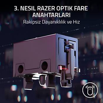 Razer Baslsk V3 35K Dp Kablolu Gamng Mouse RZ01-05230100-R3M1