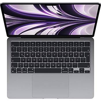 Apple MacBook Air M2 2022 16GB RAM 8Core CPU + GPU 256GB SSD 13.6 Liquid Retina Ekran Uzay Grisi Z15S00120 2 YIL APPLE TURKIYE GARANTILI