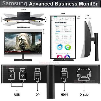 Samsung LS27H650FDMXUF 27'' (DP+HDMI+USB) FHD PIVOT PLS Monitör