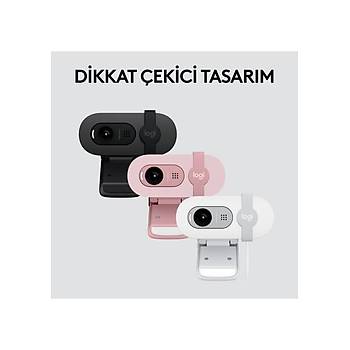 Logitech BRIO 100 Beyaz 960-001617 Full HD Mikrofonlu Webcam