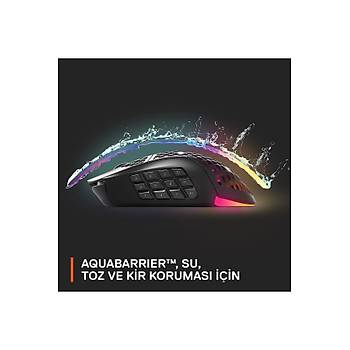 Steelseries Aerox 9 Siyah SSM62618 RGB Makrolu �arjl� Optik Kablosuz Oyuncu Mouse