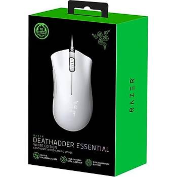 Razer DeathAdder Essential Beyaz RZ01-03850200-R3M1 Optik Kablolu Oyuncu Mouse