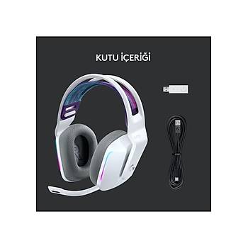 Logitech G733 Lightspeed Beyaz 981-000883 RGB Kablosuz Oyuncu Kulakl�k